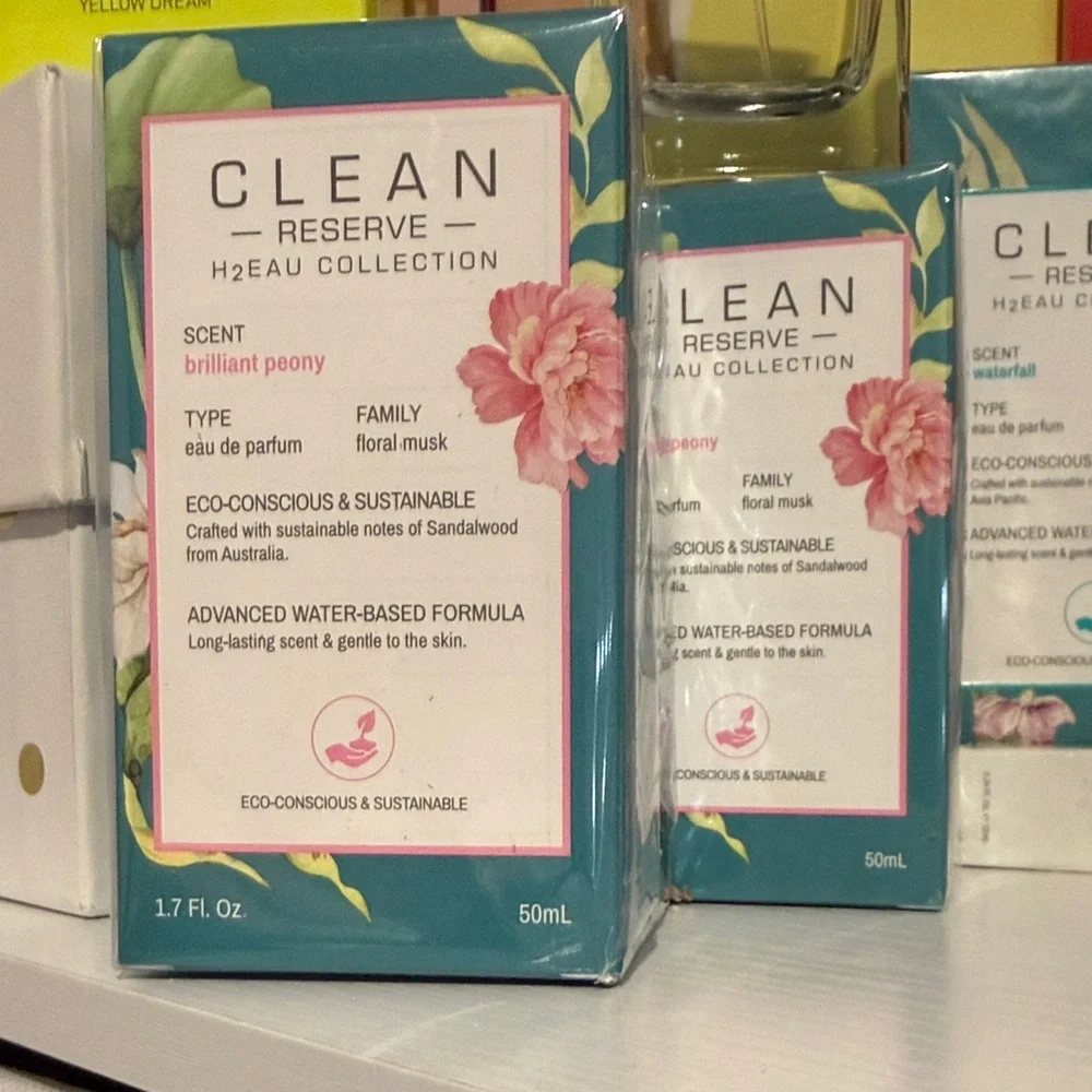 NEW Clean Reserve H2eau-  Brilliant Peony 1.7oz - Picture 2 of 6